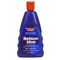 Dandruff Shampoo Selsun Blue 11 oz. Flip Top Bottle Scented