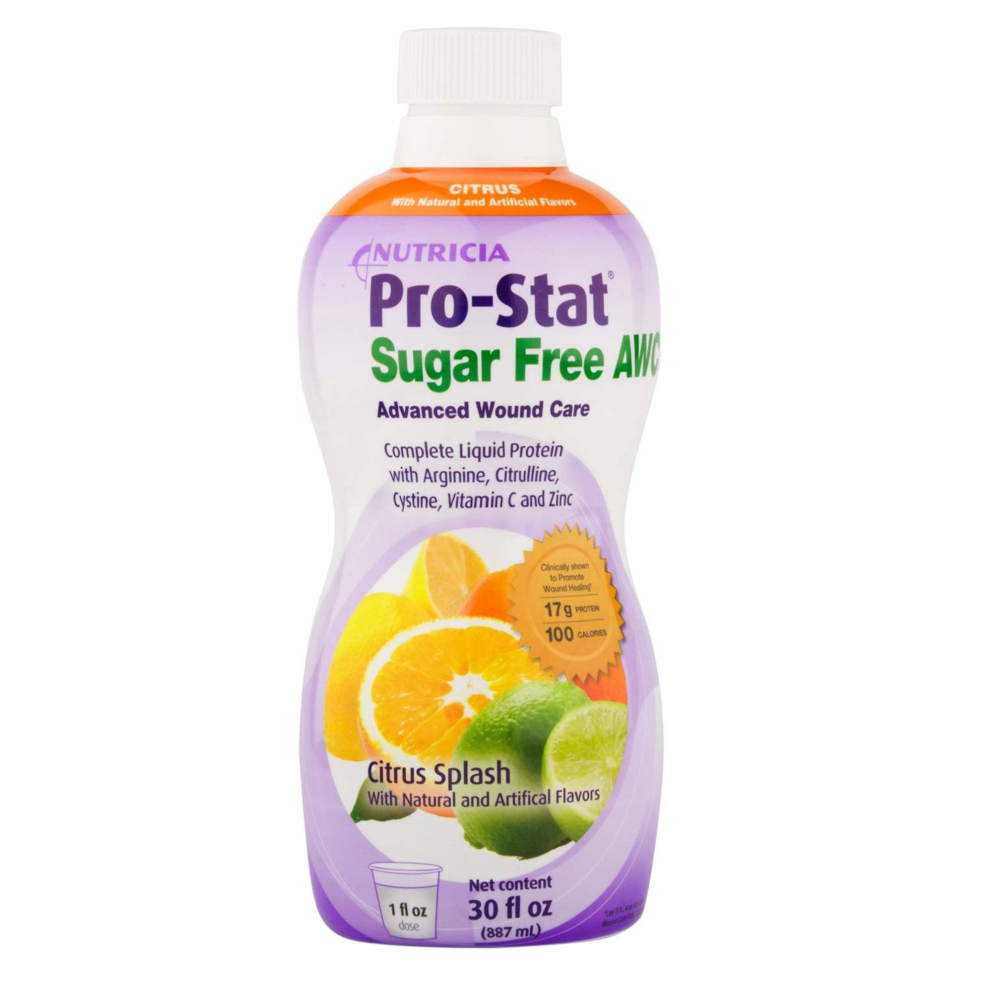 Oral Supplement Pro-Stat AWC Citrus Splash Flavor Liquid 30 oz. Bottle, Packaging Type- Case