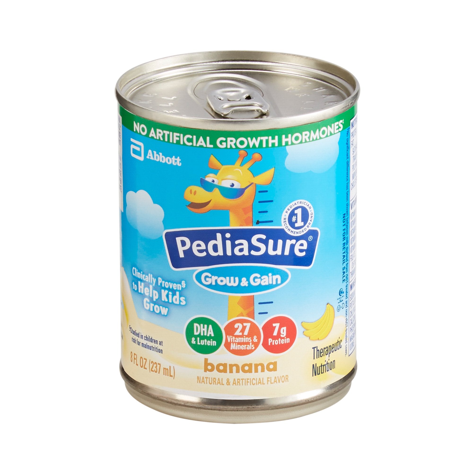 Pediatric Oral Supplement PediaSure® Grow & Gain Banana Flavor 8 oz. Can Liquid Calories