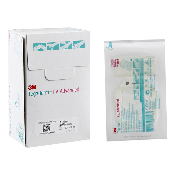 I.V. Dressing 3M Tegaderm Film 2 1/2 X 2 3/4 Inch Sterile