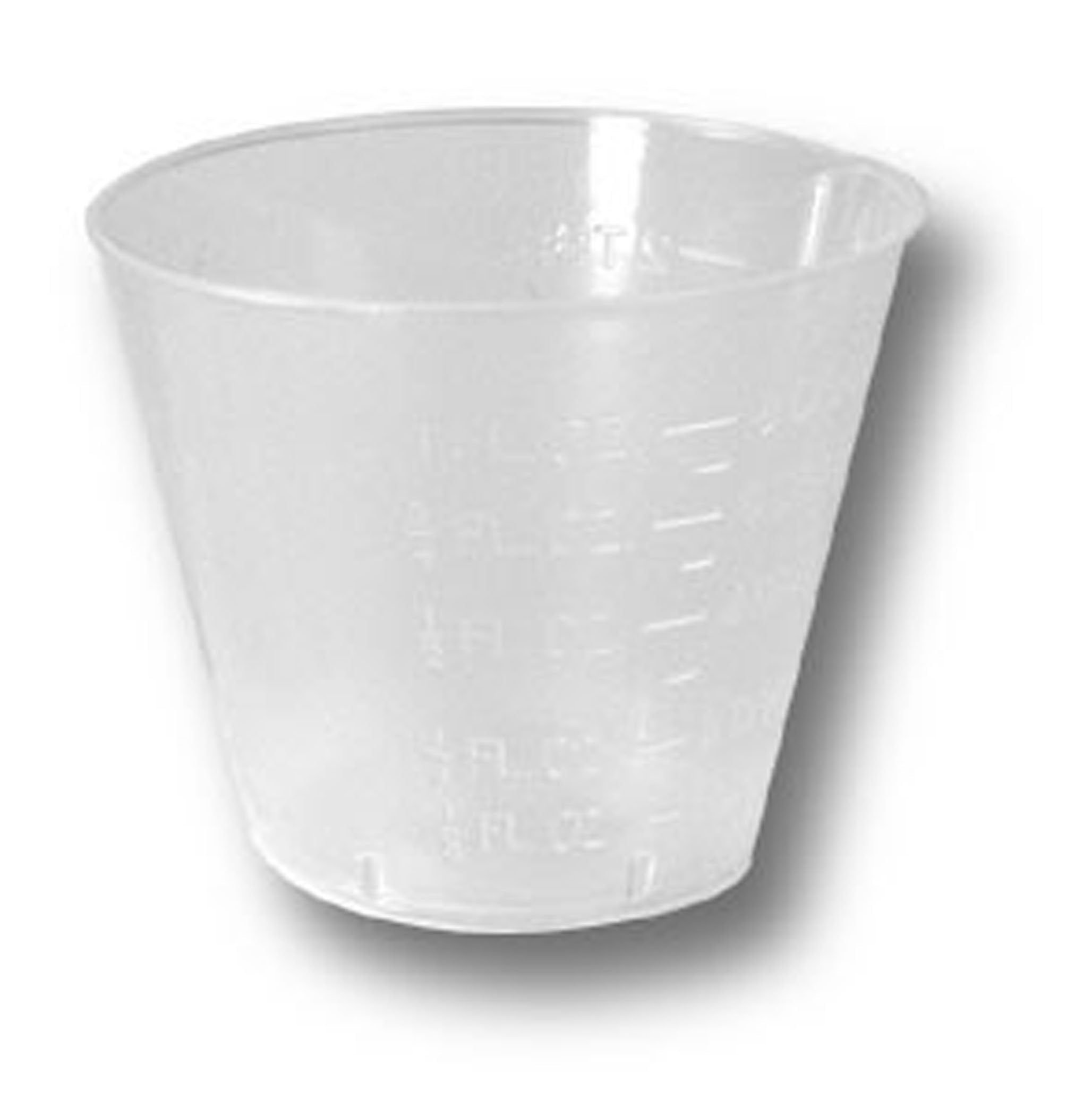 Medicine Cup Economy 1 oz. Clear Plastic Disposable NonSterile, Packaging Type- Case