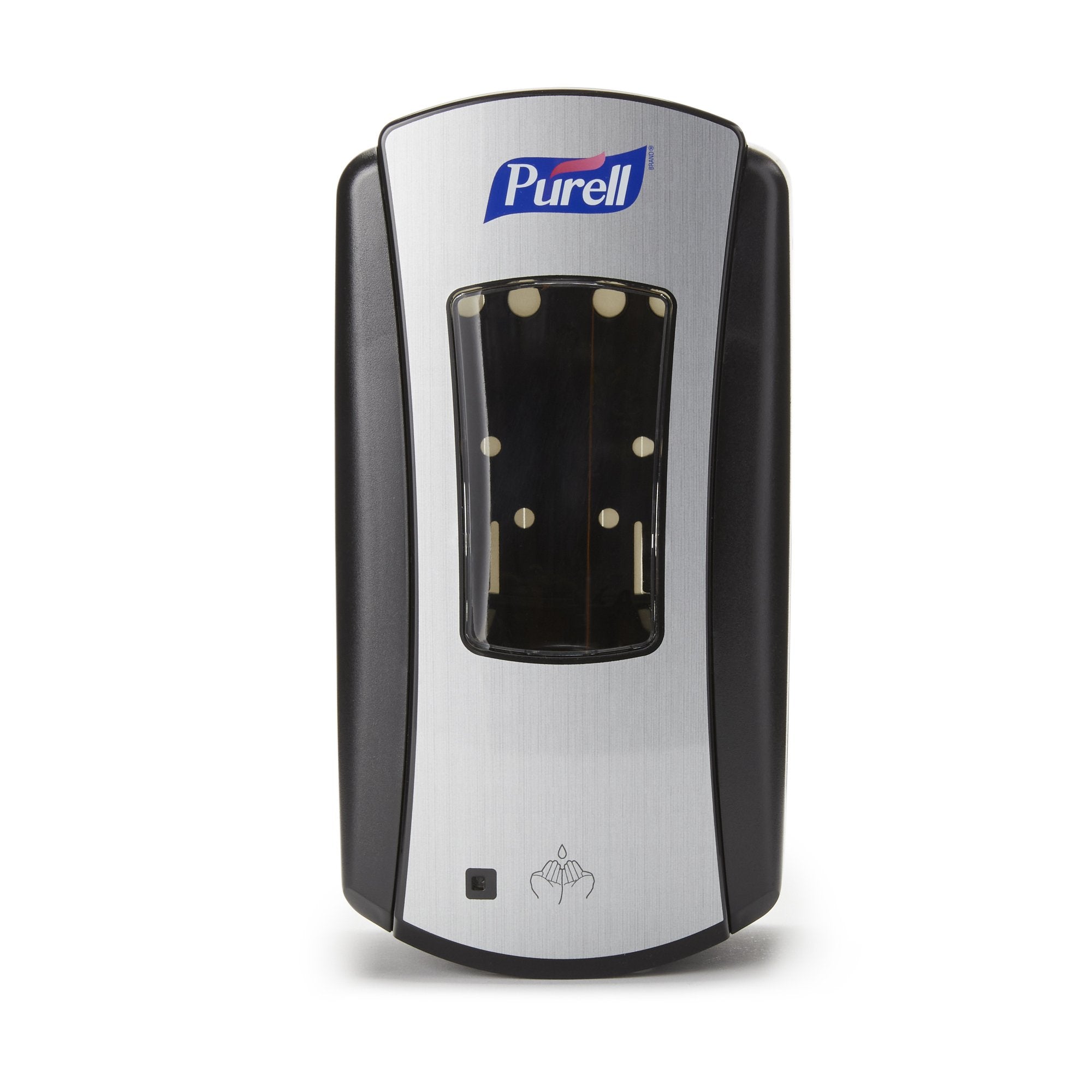 Hand Hygiene Dispenser Purell LTX-12 Brushed Chrome / Black Plastic Touch Free 1200 mL Wall Mount, Packaging Type- Case