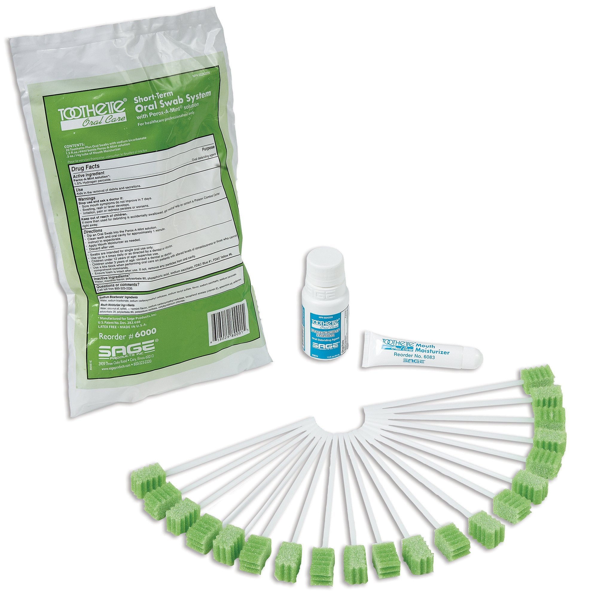 Oral Swab Kit Toothette® NonSterile