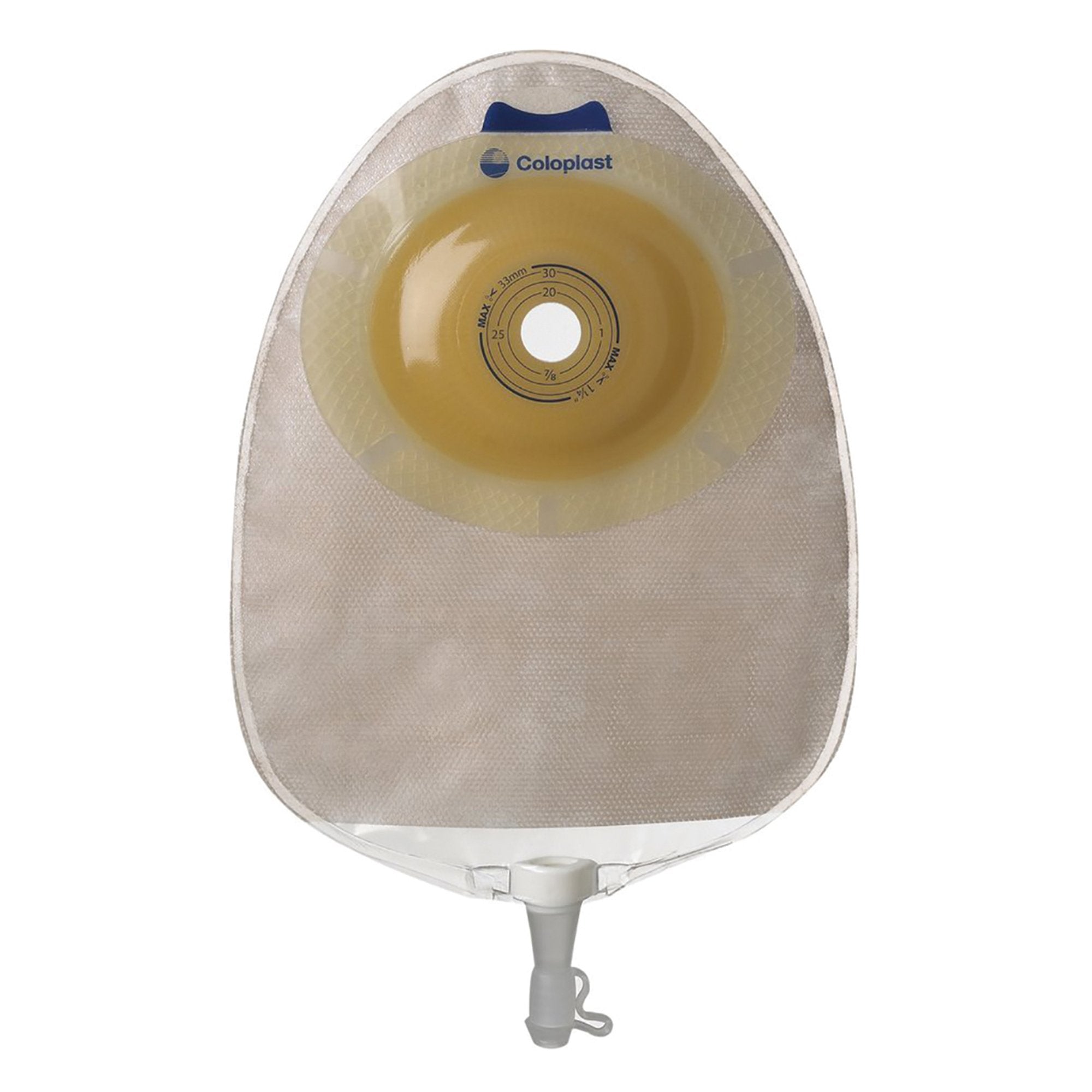 Urostomy Pouch SenSura® One-Piece System 10-3/8 Inch Length, Maxi Convex Light, Trim to Fit 5/8 to 1-5/16 Inch Stoma Drainable