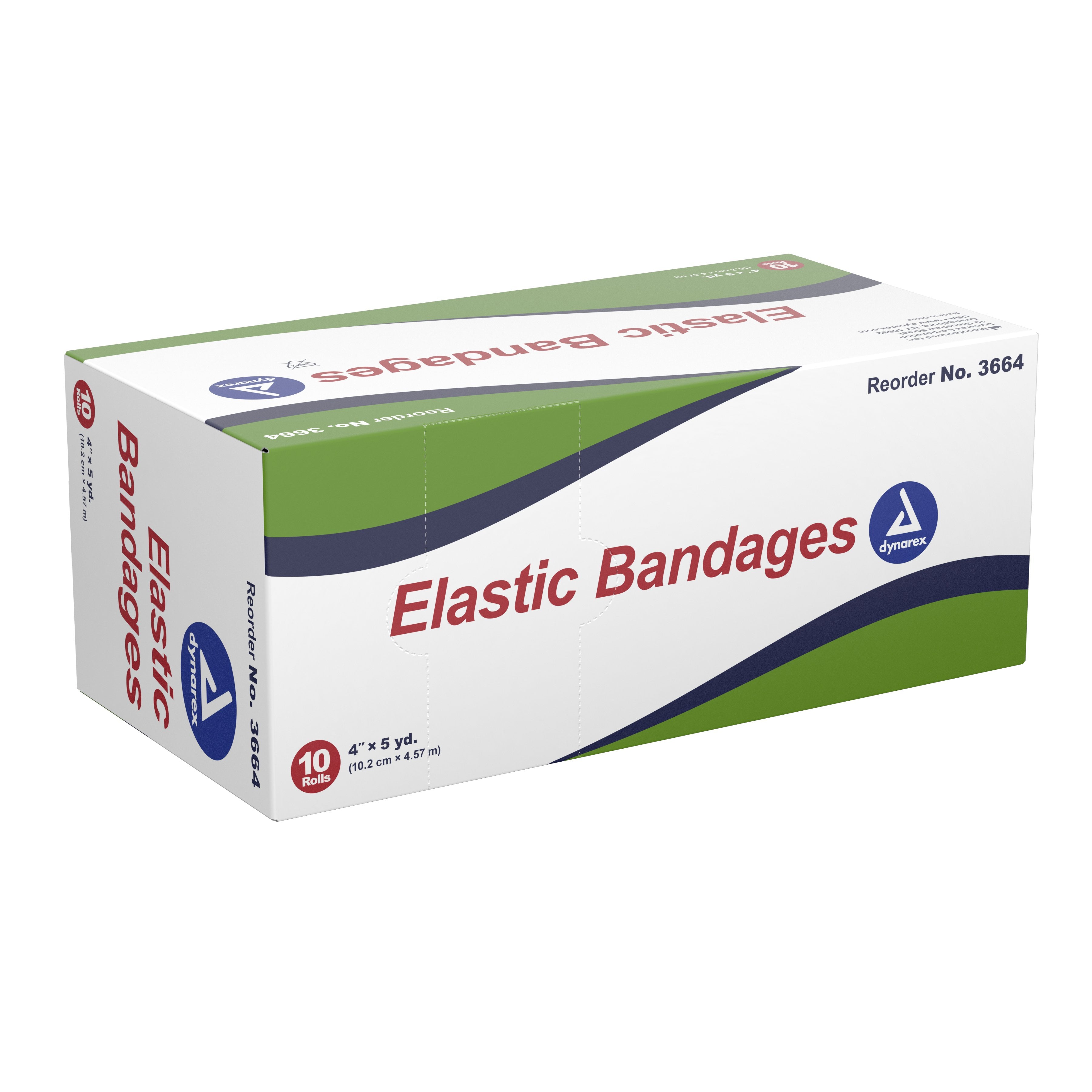 Elastic Bandage Dynarex® 4 Inch X 4-1/2 Yard Clip Detached Closure Tan NonSterile Standard Compression