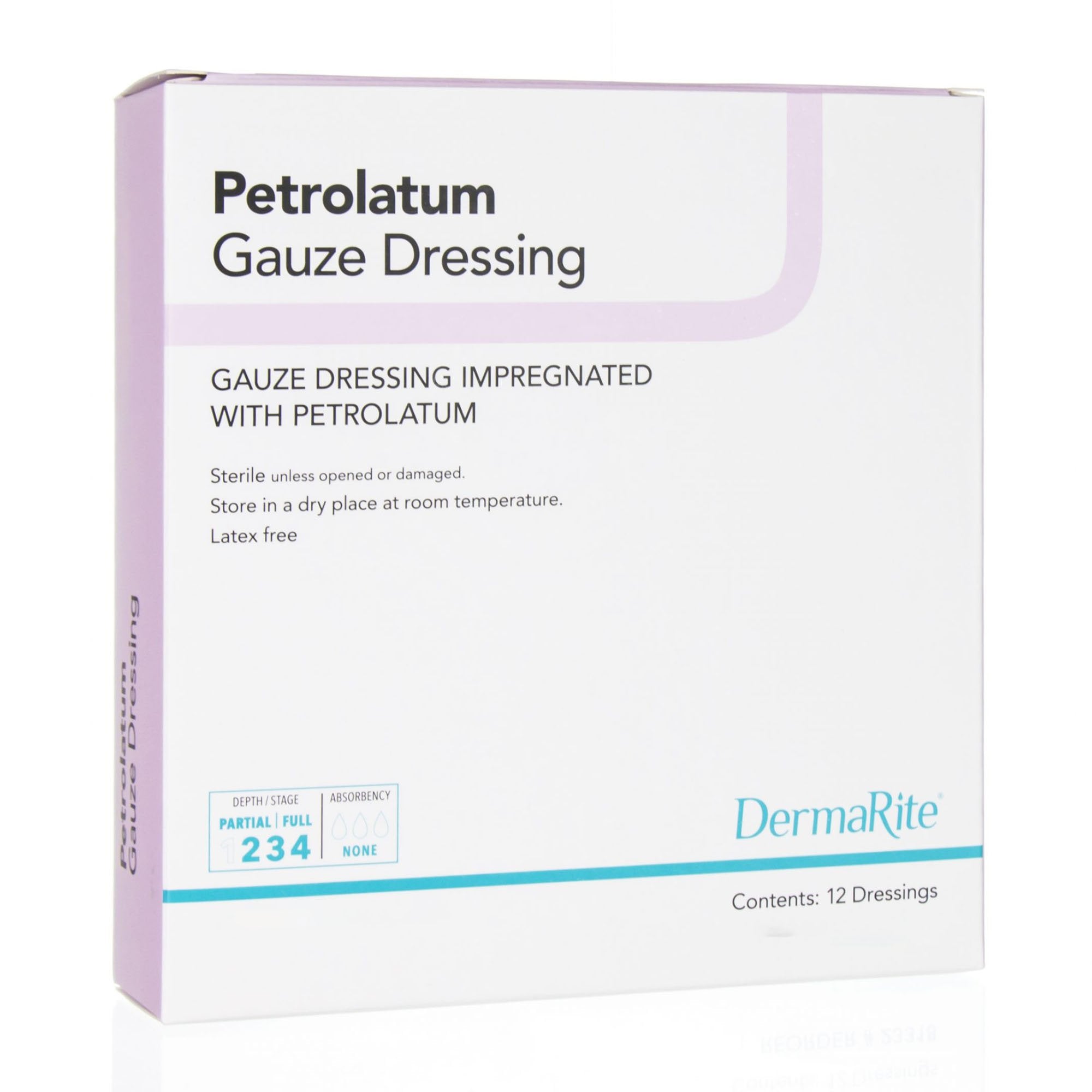 Petrolatum Impregnated Dressing DermaRite® Strip 1 X 8 Inch Sterile