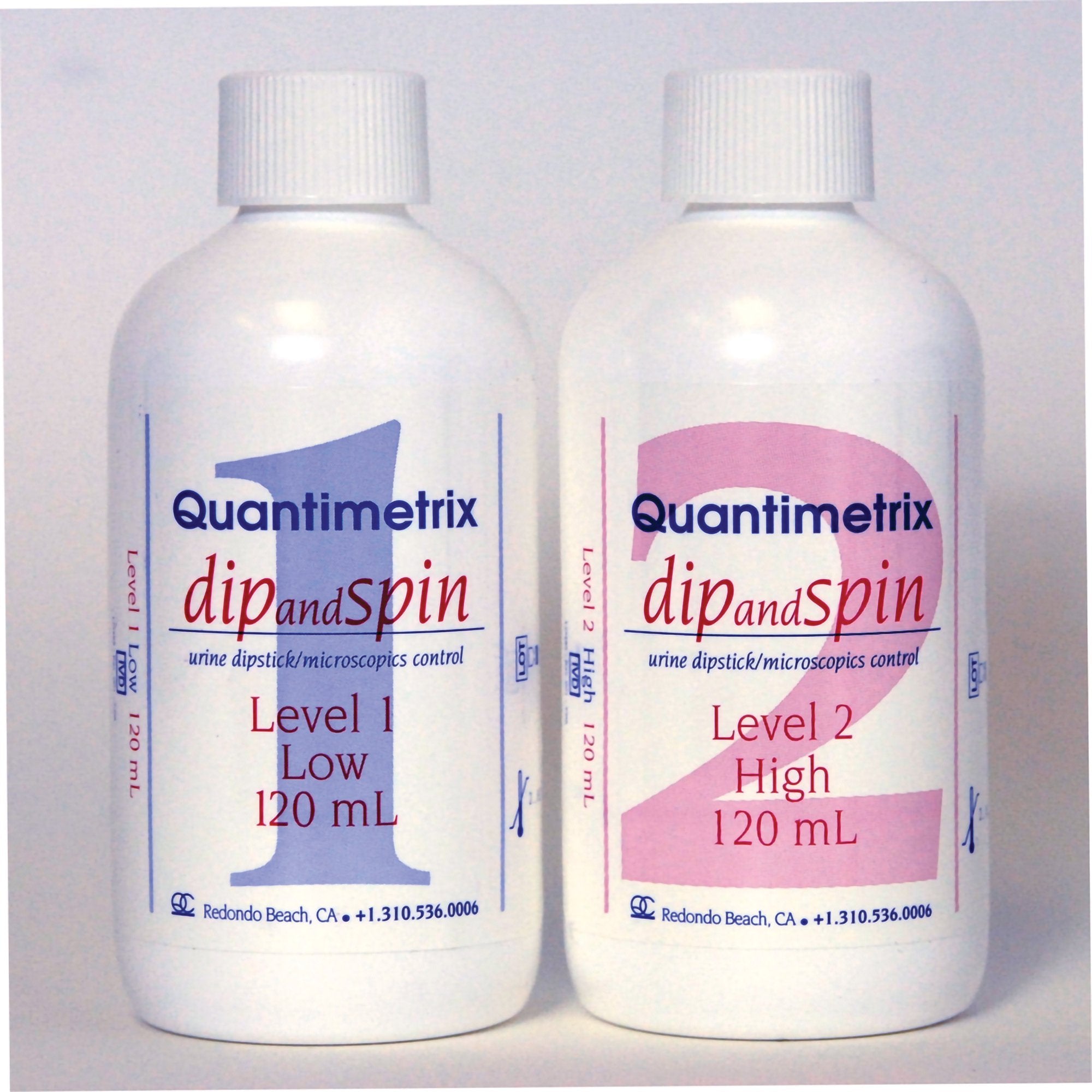 Urine Chemistry Control Set Dip&Spin Urinalysis / Microscopics 2 Levels 4 X 120 mL, Packaging Type- Box