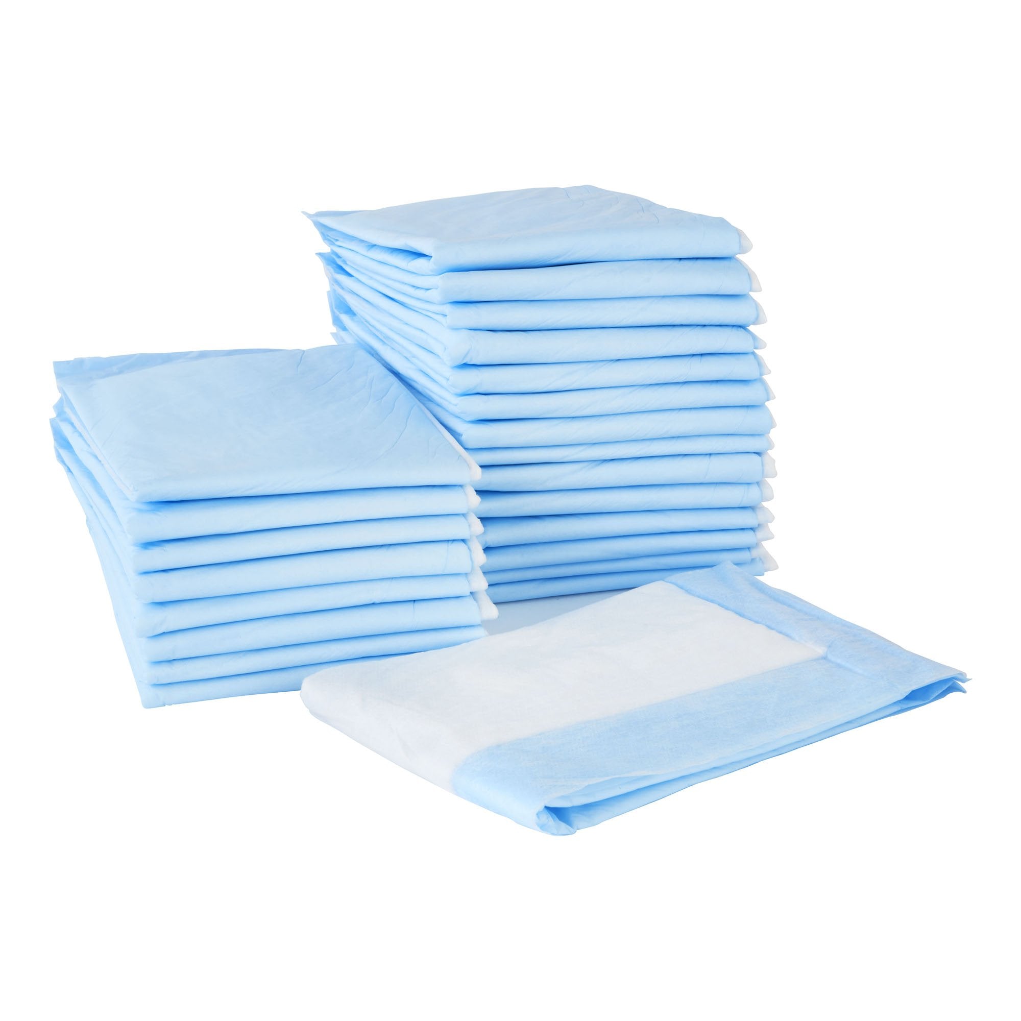 Disposable Underpad McKesson Classic 17 X 24 Inch Fluff / Polymer Light Absorbency, Packaging Type- Case