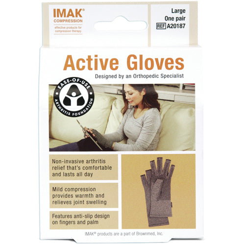 imak active gloves medium pair 1