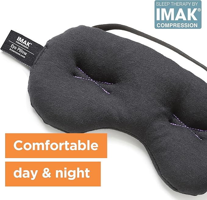 imak eye pillow mask black universal
