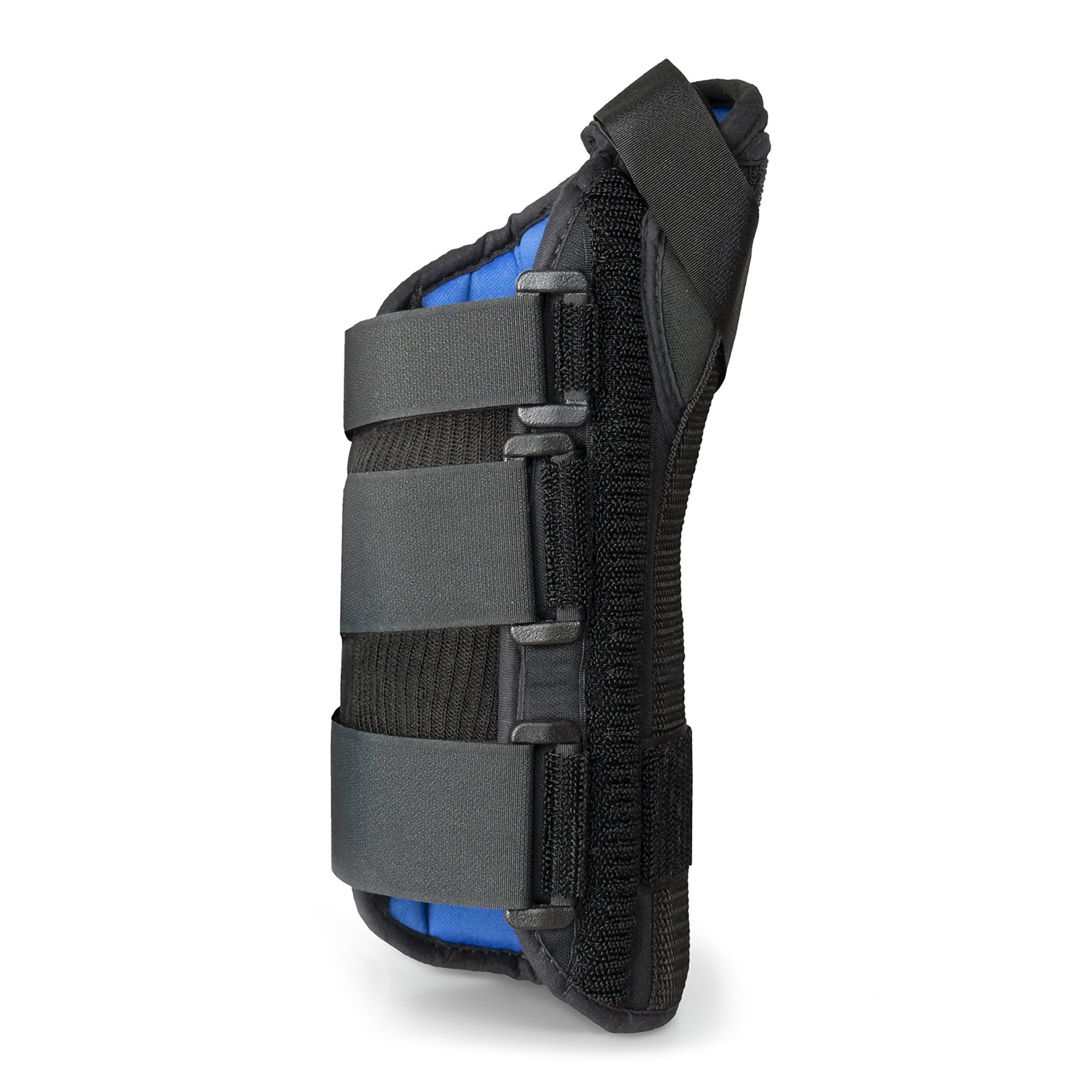 Wrist Brace with Abducted Thumb McKesson Aluminum / Foam / Spandex / Plastic Left Hand Black X-Large, Packaging Type- Each