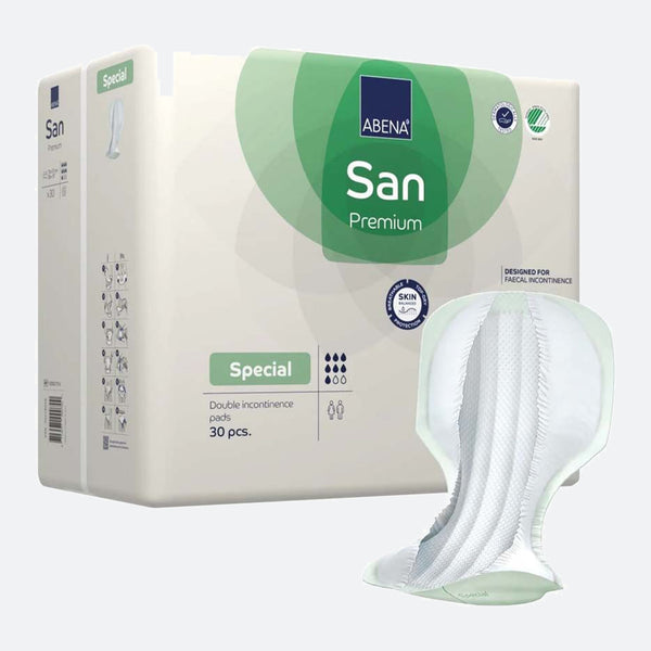 Incontinence Liner Abena San Premium Special 14.5 X 28.7 Inch Heavy Absorbency Fluff / Polymer Core One Size Fits Most