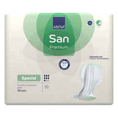 incontinence liner abena san premium special 14 5 x 28 7 inch heavy absorbency fluff polymer core one size fits most packaging type case