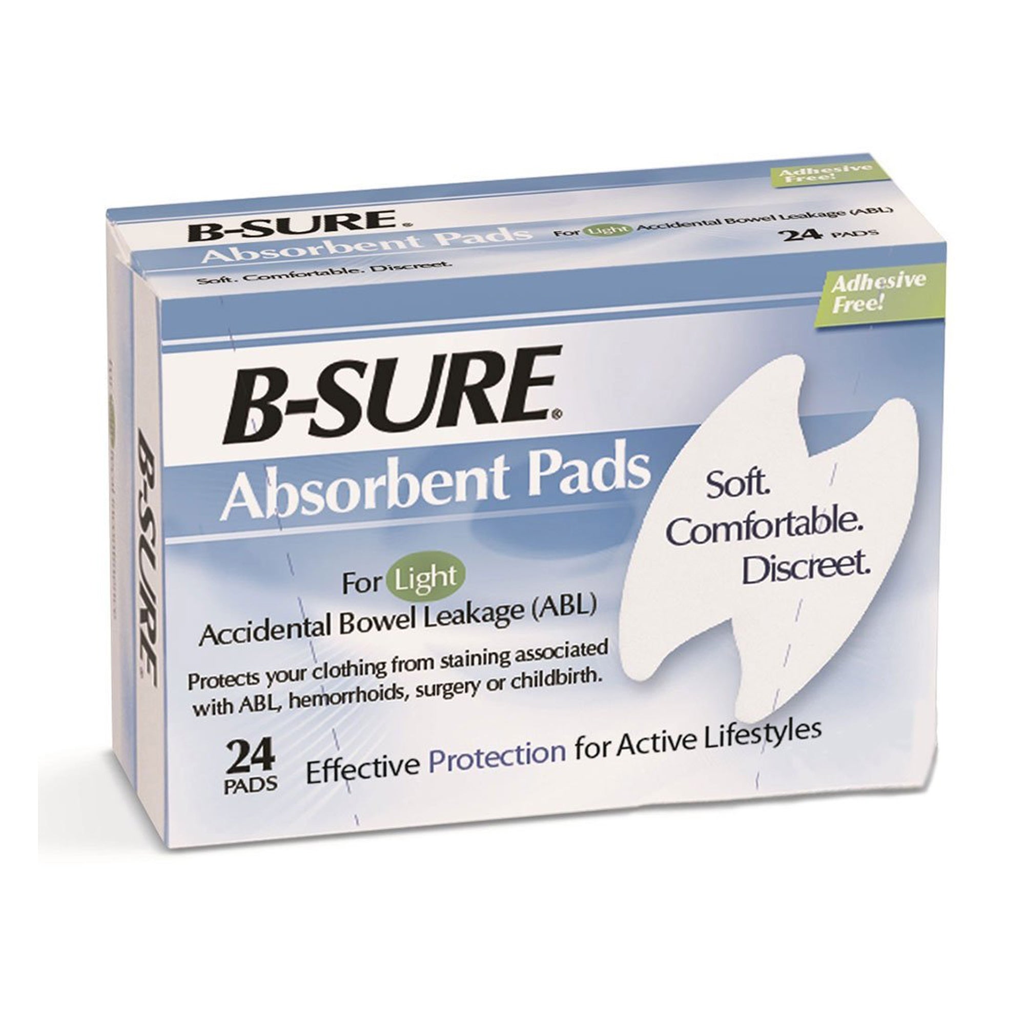 incontinence liner b sure heavy absorbency texel fiber core one size fits most packaging type case