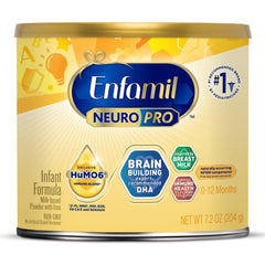 Infant Formula Enfamil NeuroPro Unflavored 7.2 oz. Can Powder Milk Based