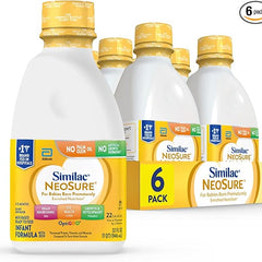 infant formula similac neosure unflavored 32 oz bottle liquid iron premature packaging type case