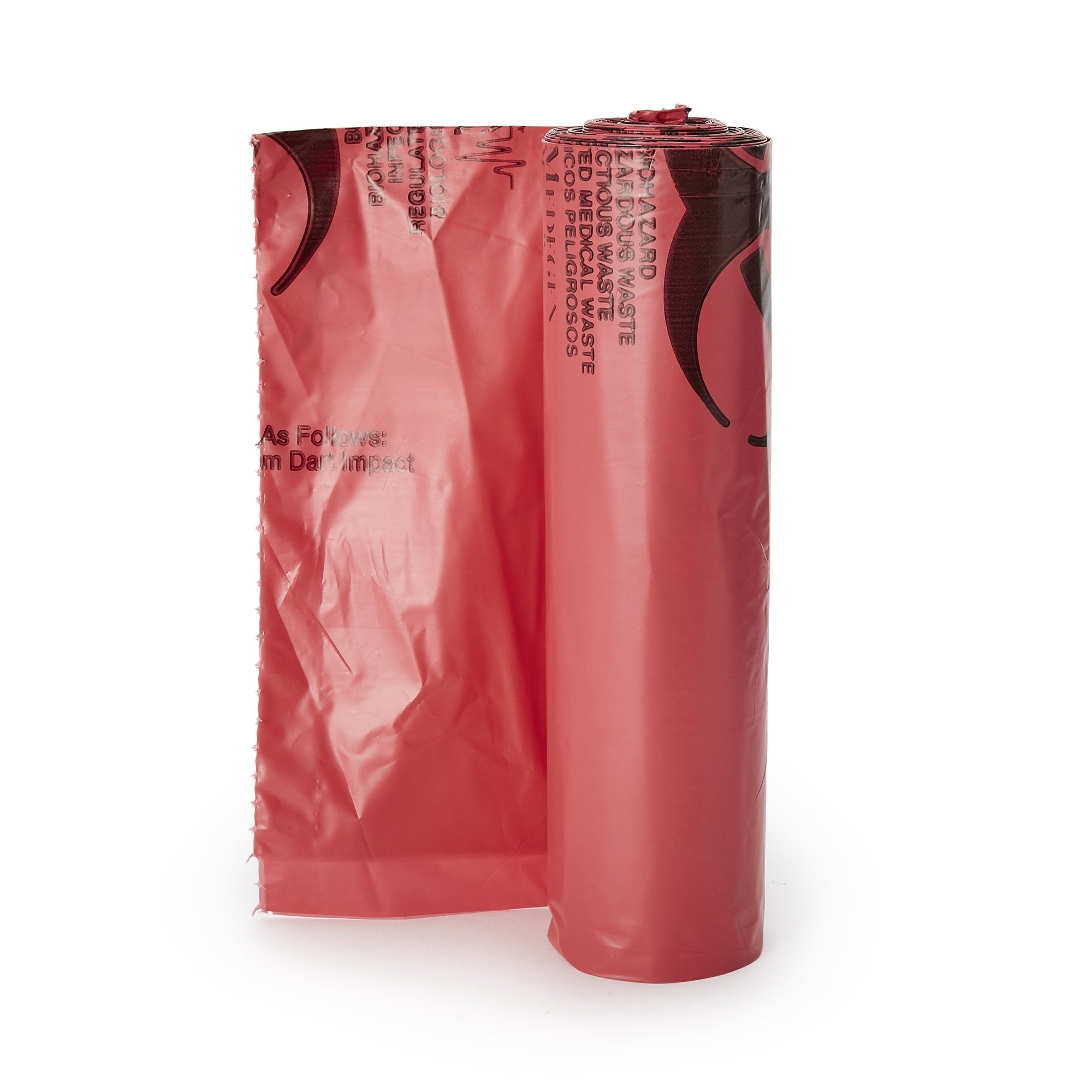 Infectious Waste Bag McKesson 40 to 45 gal. Red Bag LLDPE 40 X 46 Inch