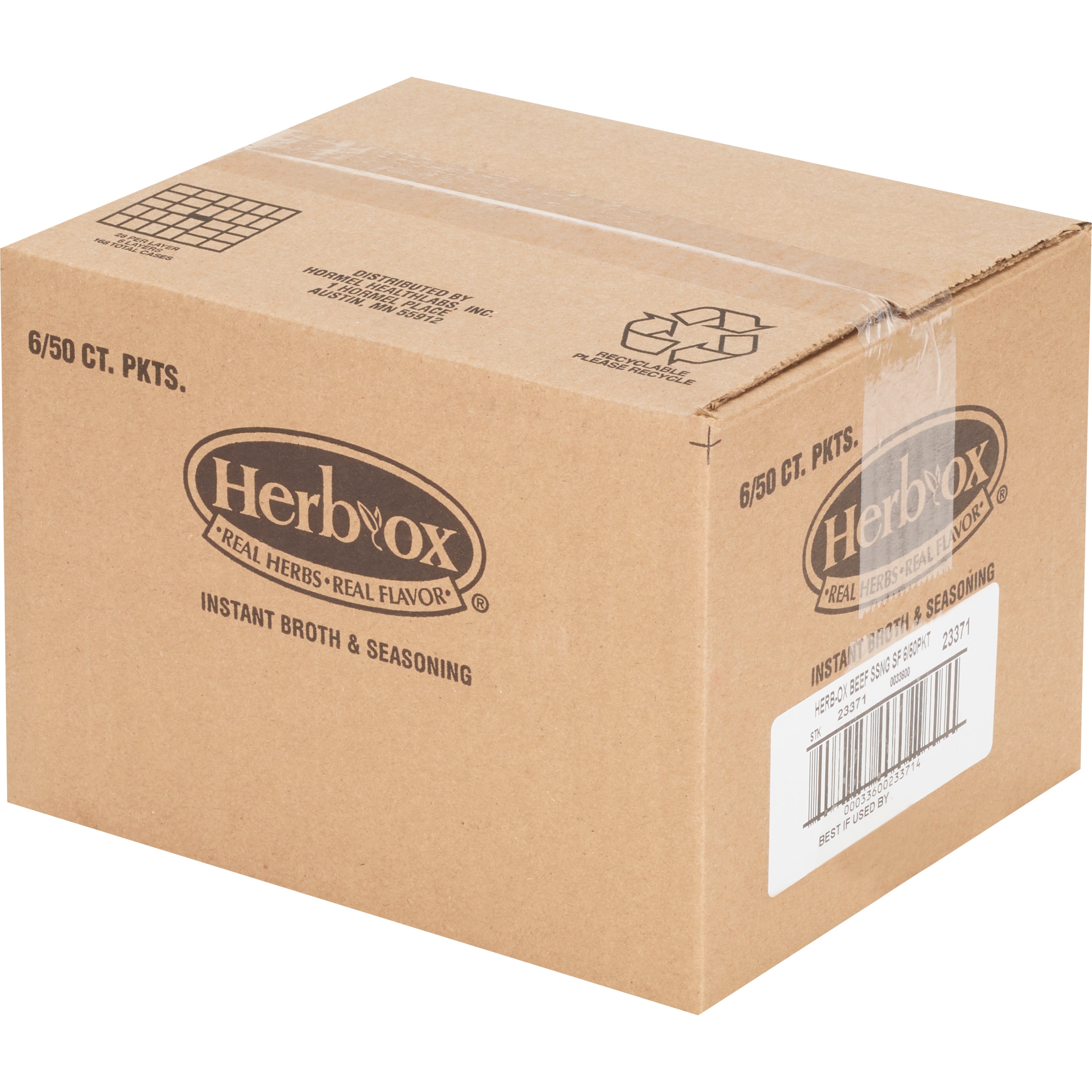 instant broth herb ox sodium free beef flavor bouillon flavor liquid 7 5 oz individual packet packaging type box