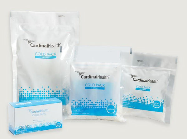 Instant Cold Pack Cardinal Health Non Sweat General Purpose Large 6 X 9 Inch Plastic / Ammonium Nitrate / Water Disposable