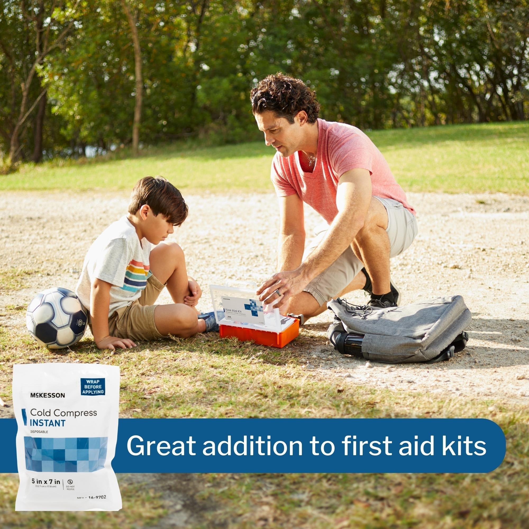 instant cold pack mckesson general purpose 5 x 7 inch plastic calcium ammonium nitrate water disposable packaging type each