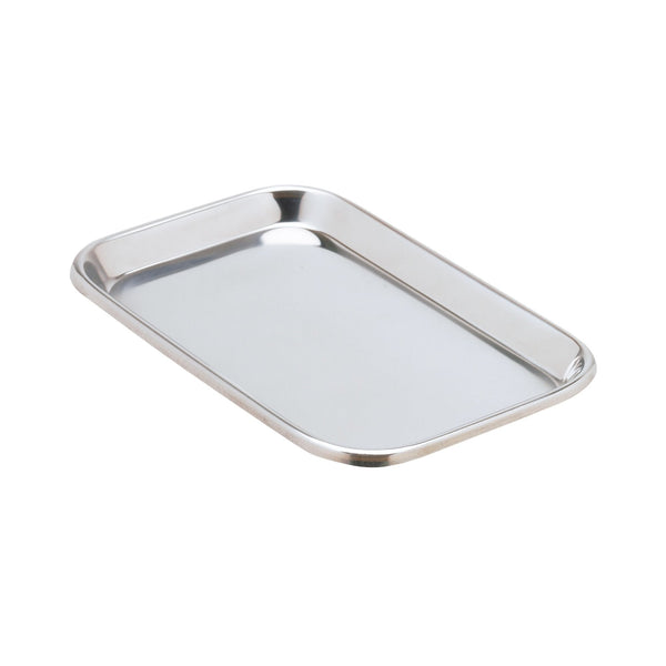 Instrument Tray Miltex Rolled Edge Stainless Steel 23/32 X 6 1/2 X 10 Inch
