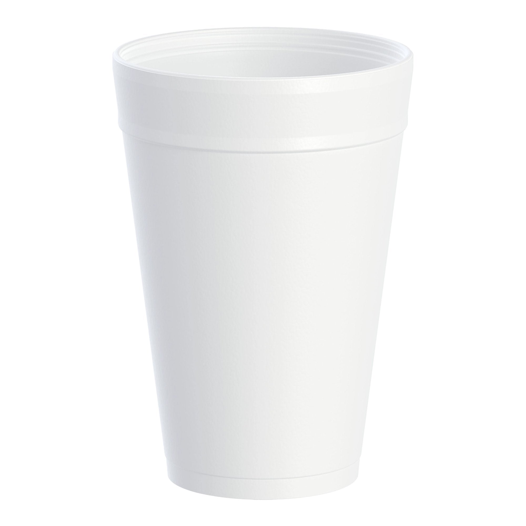 Insulated Drinking Cup Dart 32 oz. White Styrofoam Disposable