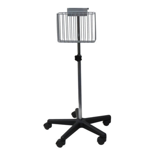 Blood Pressure Monitor Cart IntelliSense Stainless Steel 22 Inch Silver 5 7/8 X 12 X 21 1/2 Inch Basket, 11 X 12 Inch Platform