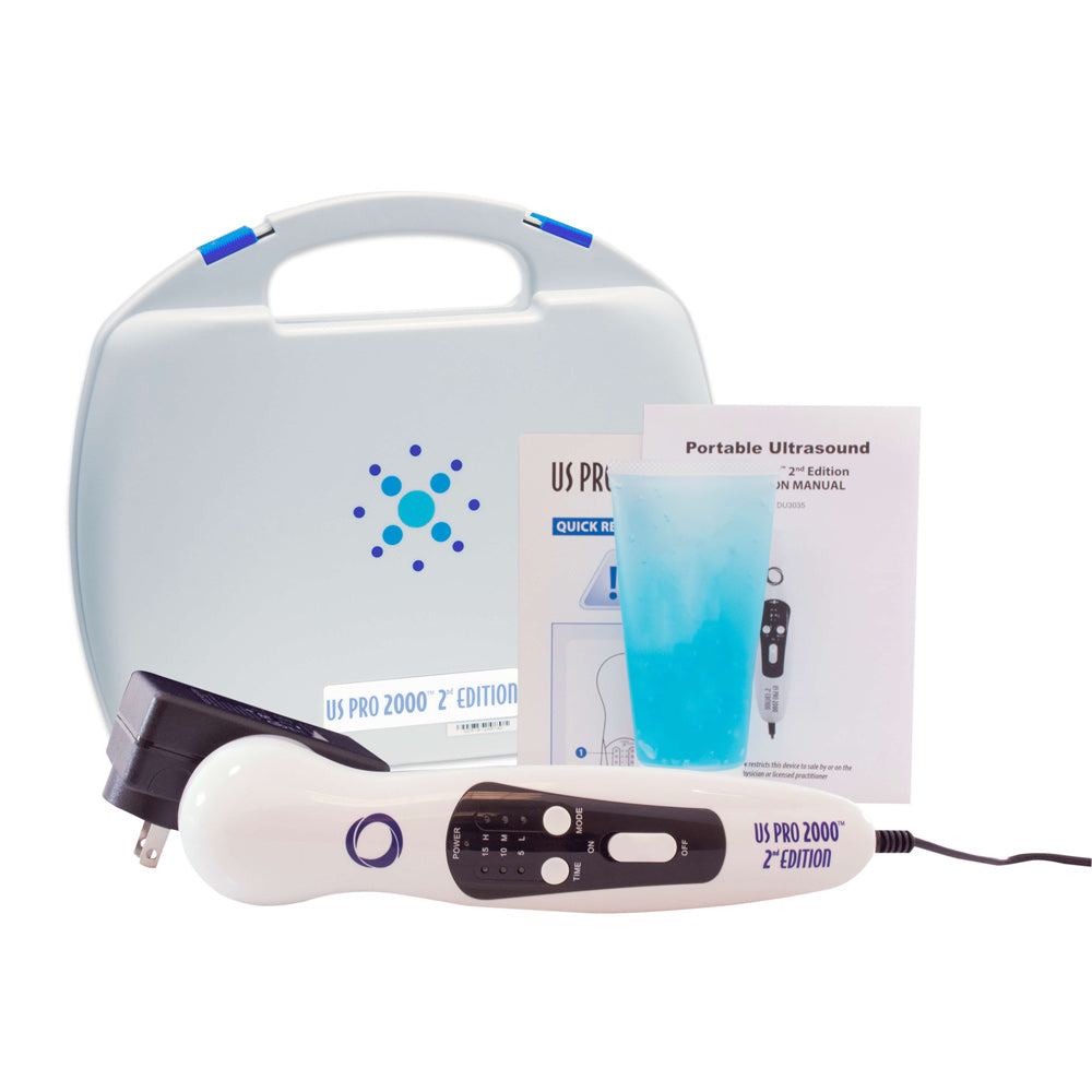 US Pro 2000 2nd Edition Portable Therapeutic Ultrasound Portable Device for Pain Relief