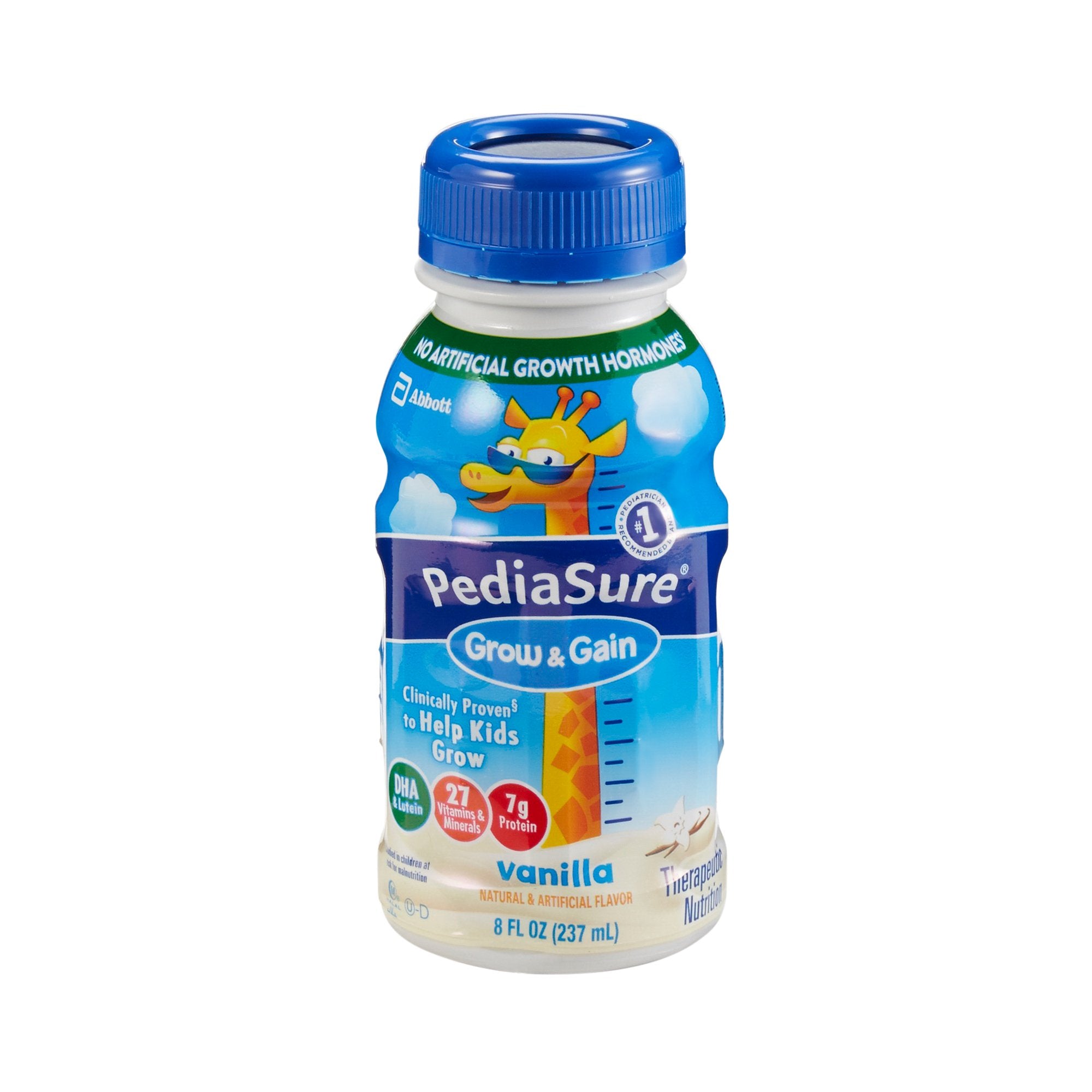 Pediatric Oral Supplement PediaSure Grow & Gain Shake Vanilla Flavor 8 oz. Bottle Liquid Calories, Packaging Type- Case