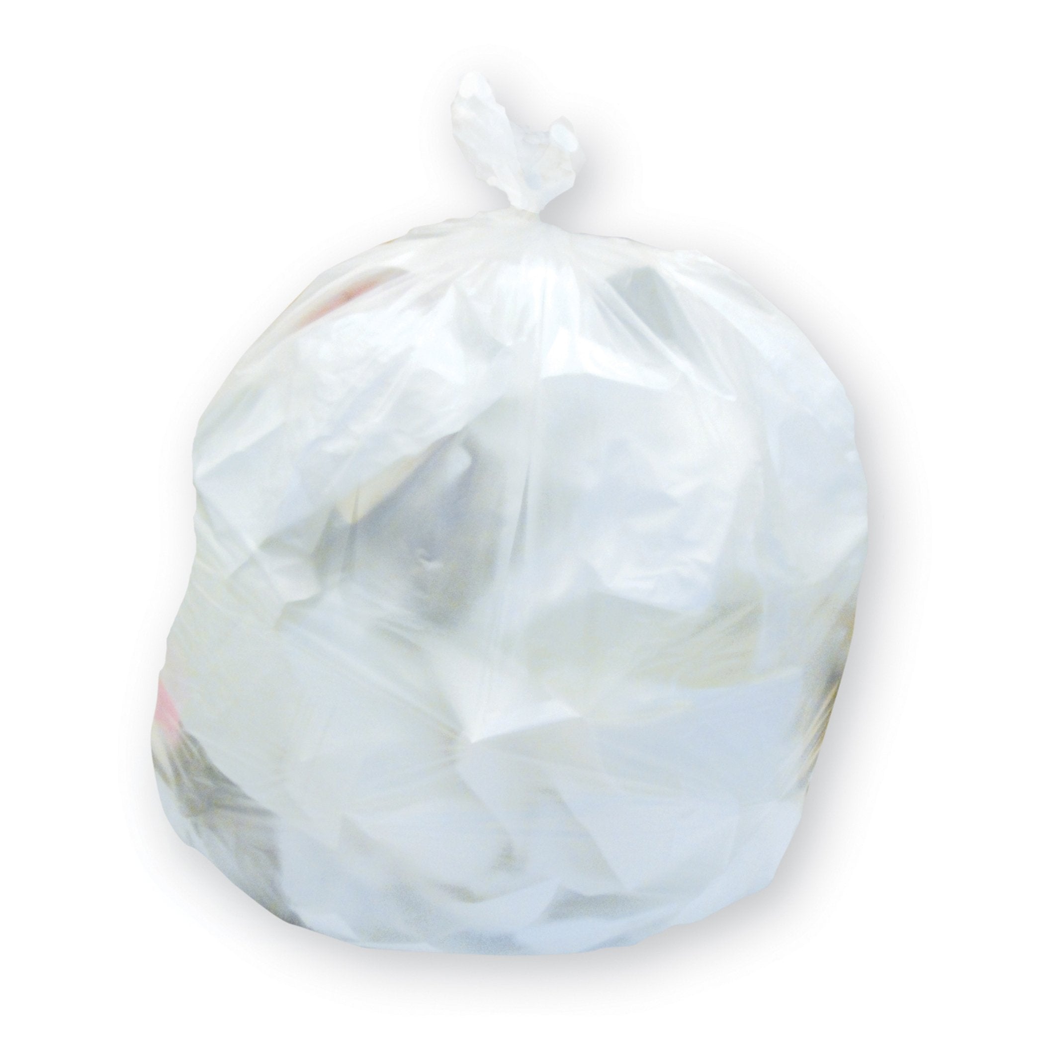 Trash Bag Inteplast Group 16 gal. White LLDPE 0.50 mil 24 X 32 Inch Star Seal Bottom Coreless Roll, Packaging Type- Case