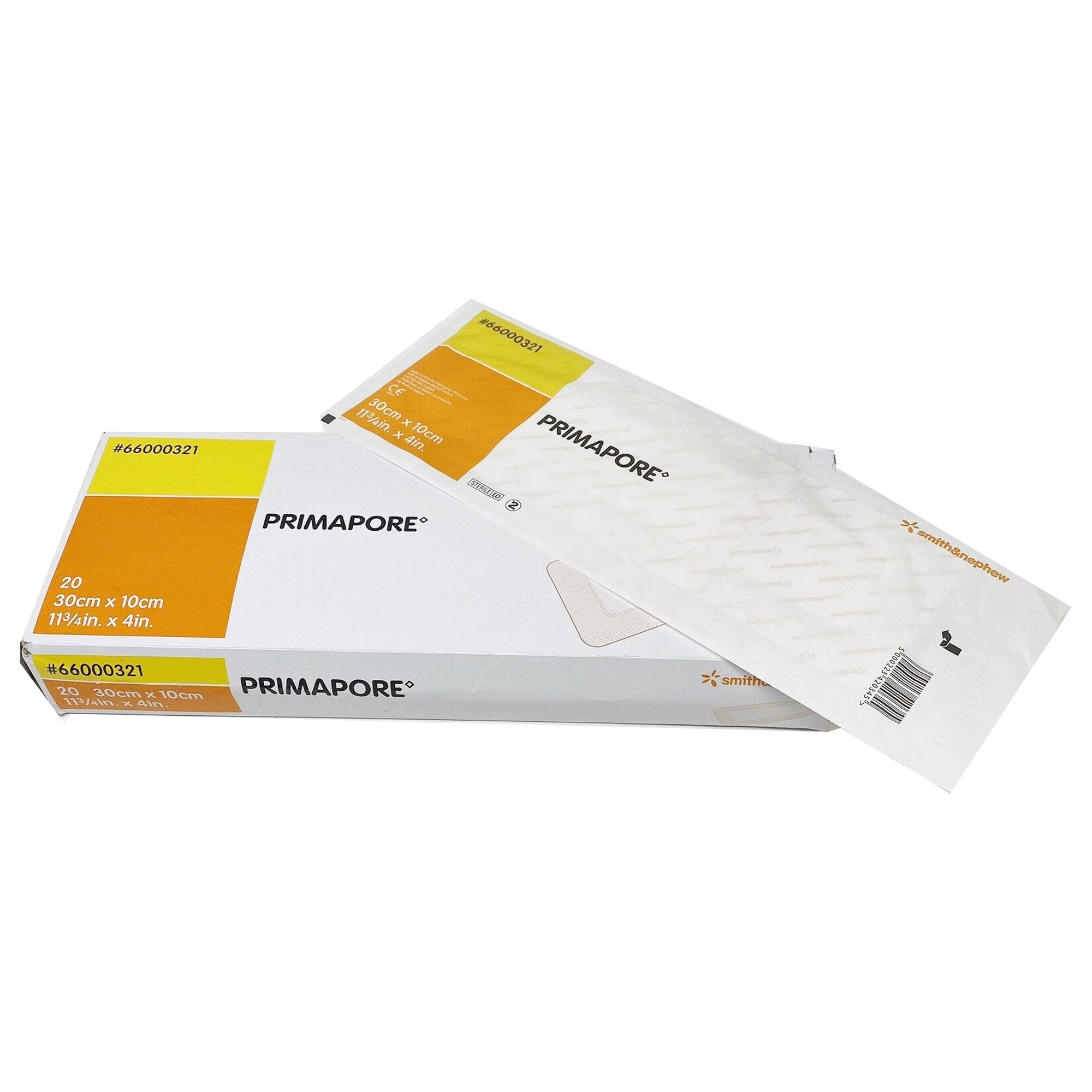 Island Dressing Primapore 4 X 11 3/4 Inch Rectangle Sterile Film Backing