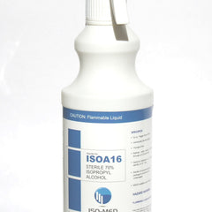 Iso Med Surface Disinfectant Cleaner Alcohol Based Trigger Spray Liquid 16 oz. Bottle Alcohol Scent Sterile