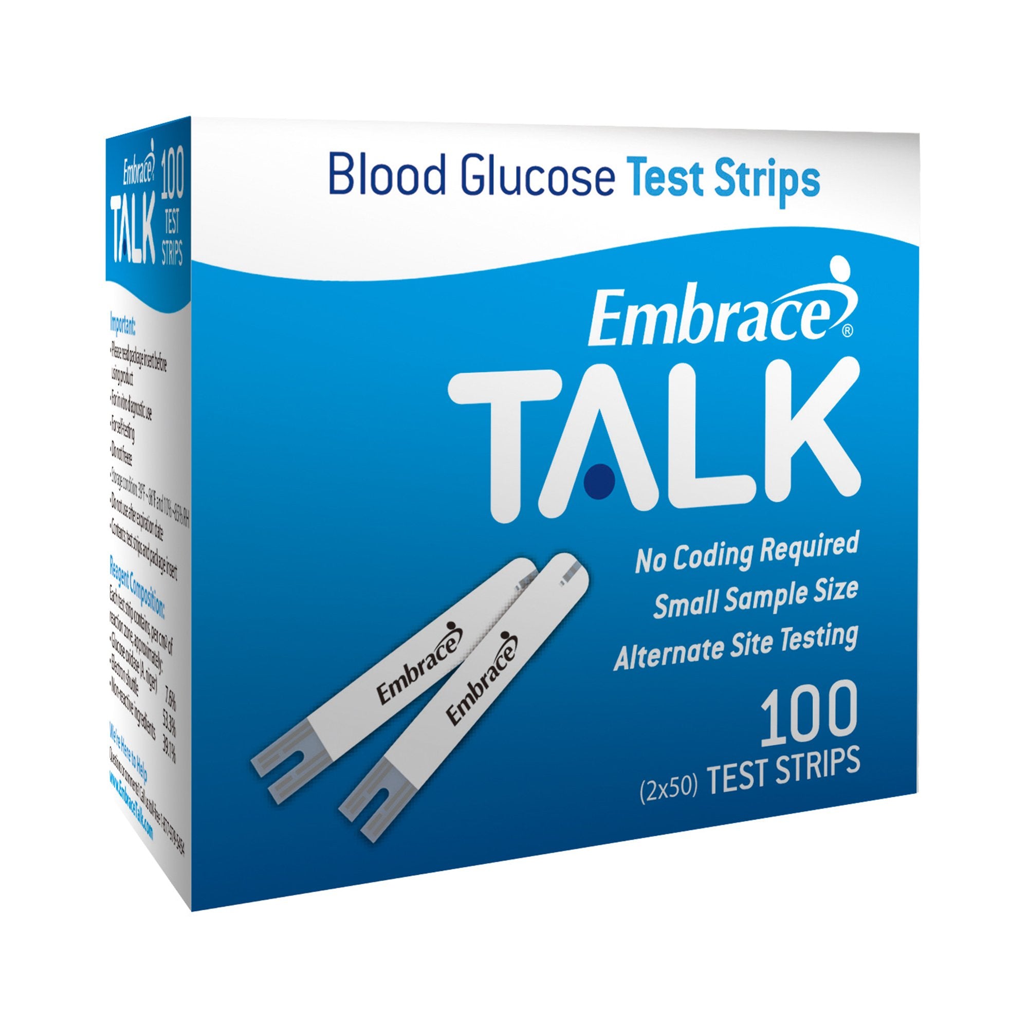 Blood Glucose Test Strips Embrace®