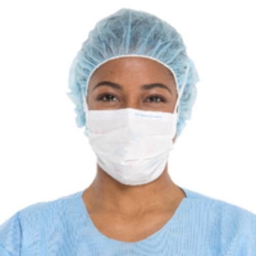 Surgical Mask FluidShield ASTM Level 2 Tie Closure One Size Fits Most, Packaging Type- Box