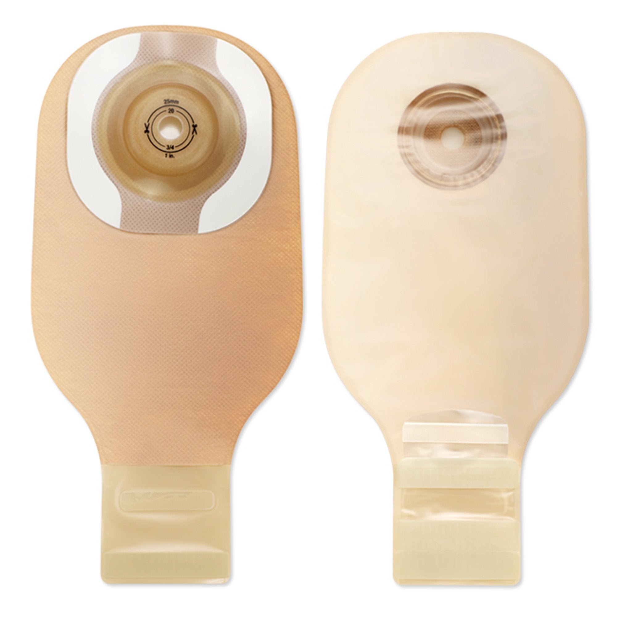 Ostomy Pouch Premier One-Piece System 12 Inch Length Convex, Trim to Fit Up to 1 Inch Stoma Drainable, Packaging Type- Box