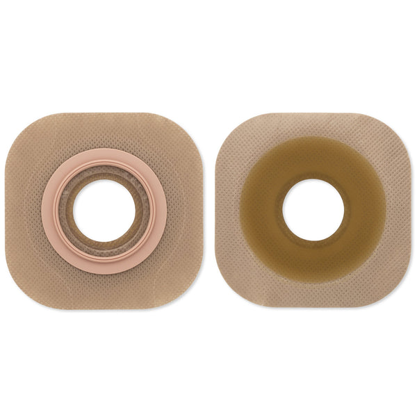 Ostomy Barrier New Image Flextend Precut, Extended Wear Adhesive Tape 44 mm Flange Green Code System Hydrocolloid 3/4 Inch Opening
