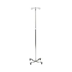 IV Stand 2 Hooks 4 Legs with Casters
