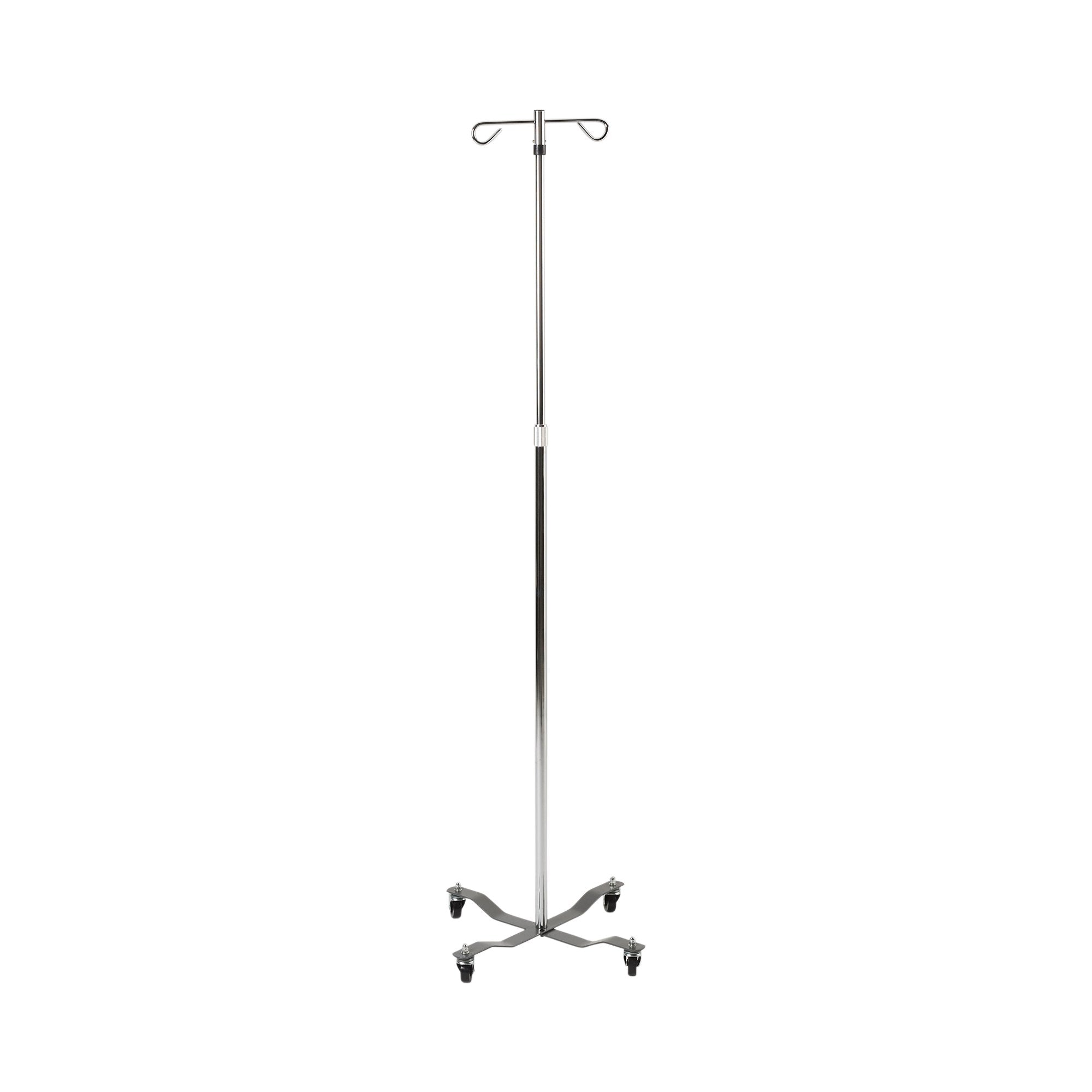 IV Stand 2 Hooks 4 Legs with Casters
