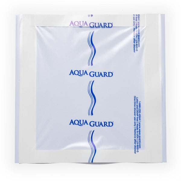 IV Site Barrier Protector AquaGuard Shower Sheet 9 X 9 Inch Adhesive