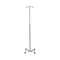 IV Stand Floor Stand 2 Hooks 4 Legs with Casters