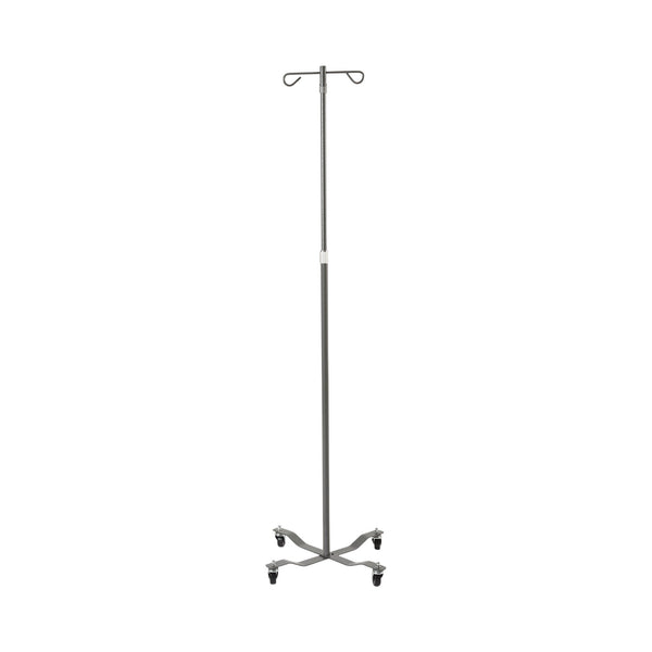 IV Stand Floor Stand 2 Hooks 4 Legs with Casters