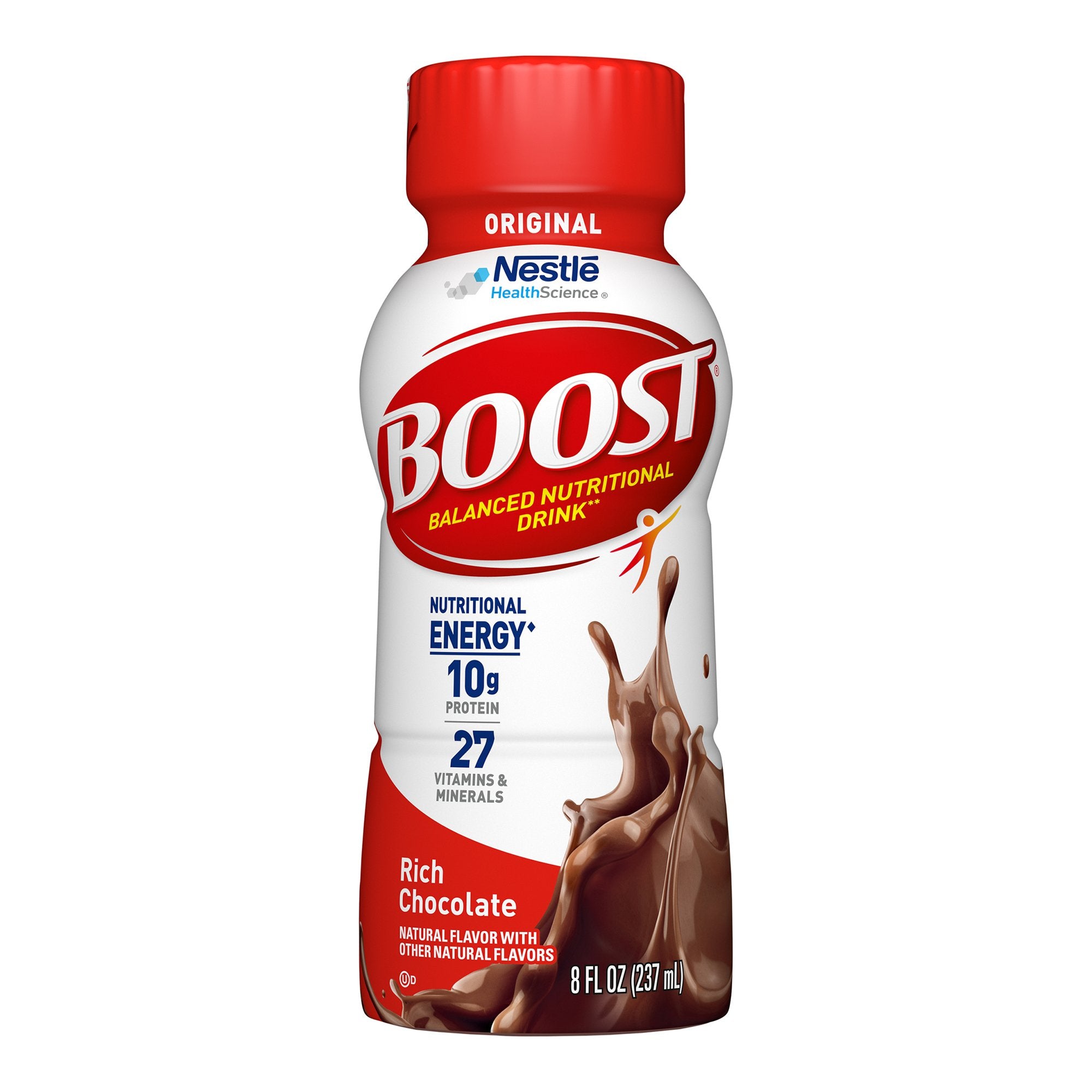 Oral Supplement Boost Original Chocolate Flavor Liquid 8 oz. Bottle, Packaging Type- Case