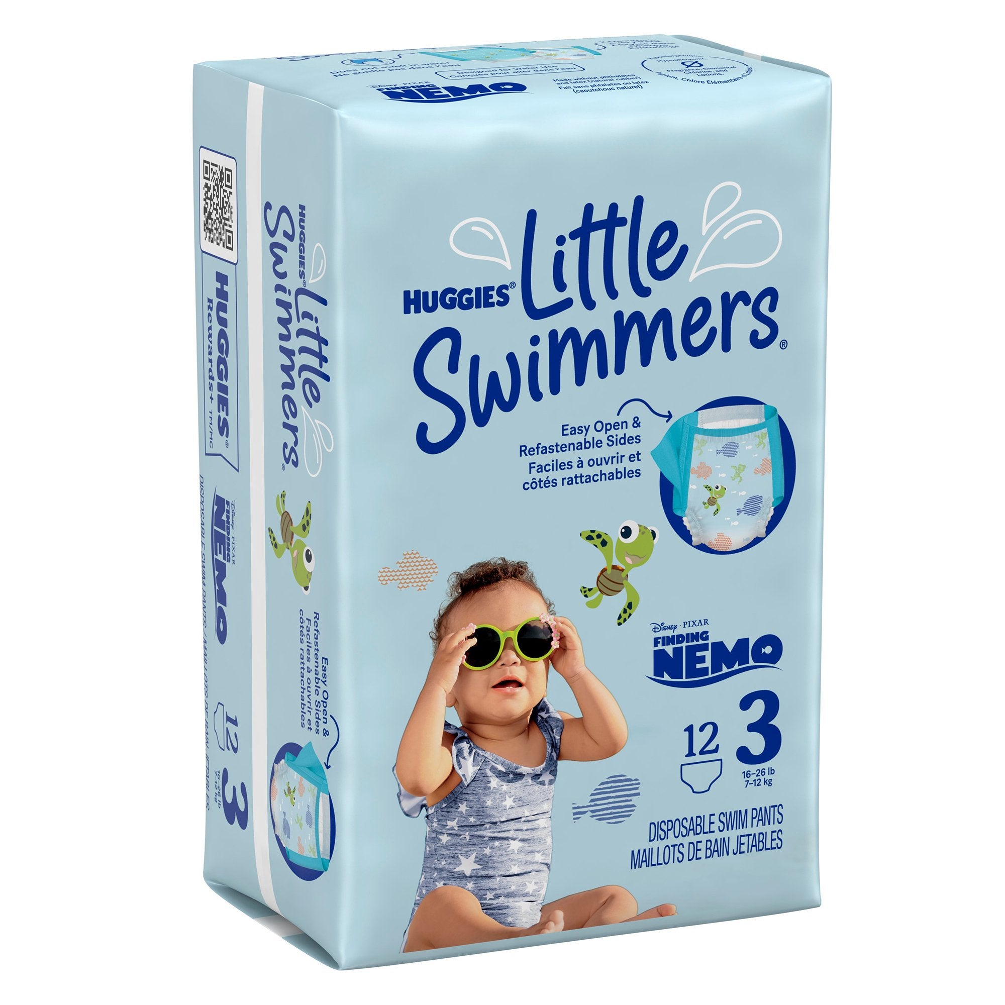 Unisex Baby Swim Diaper Huggies Little Swimmers Size 3 Disposable Heavy Absorbency, Packaging Type- Case