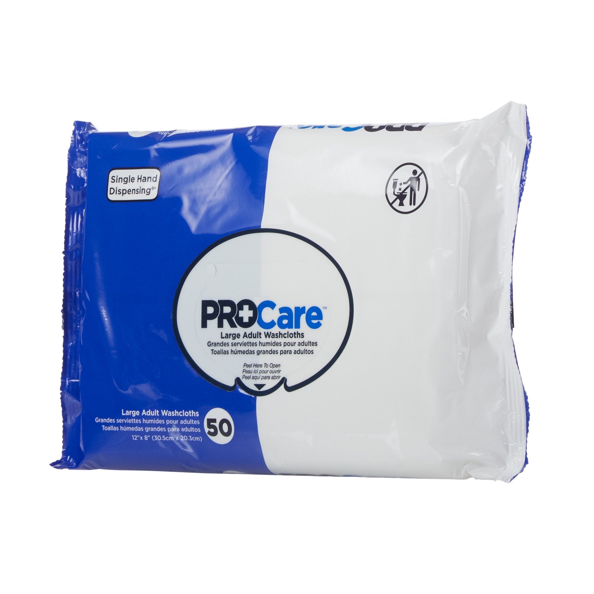 Personal Cleansing Wipe ProCare Soft Pack Scented 50 Count, Packaging Type- Case