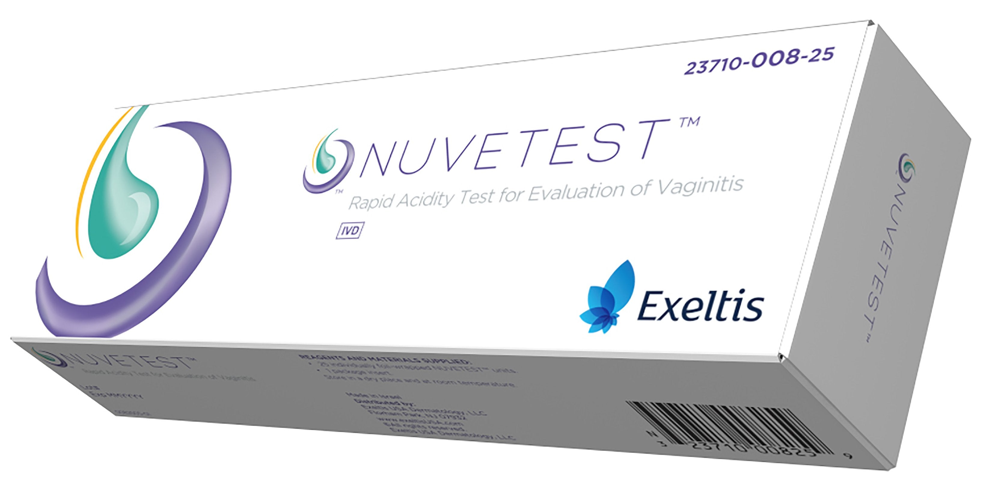 Sexual Health Test Kit NuveTest Bacterial Vaginosis (BV) / Trichomoniasis Test 25 Tests CLIA Waived