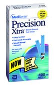 Blood Glucose Test Strips Precision Xtra 50 Strips per Pack, Packaging Type- Case