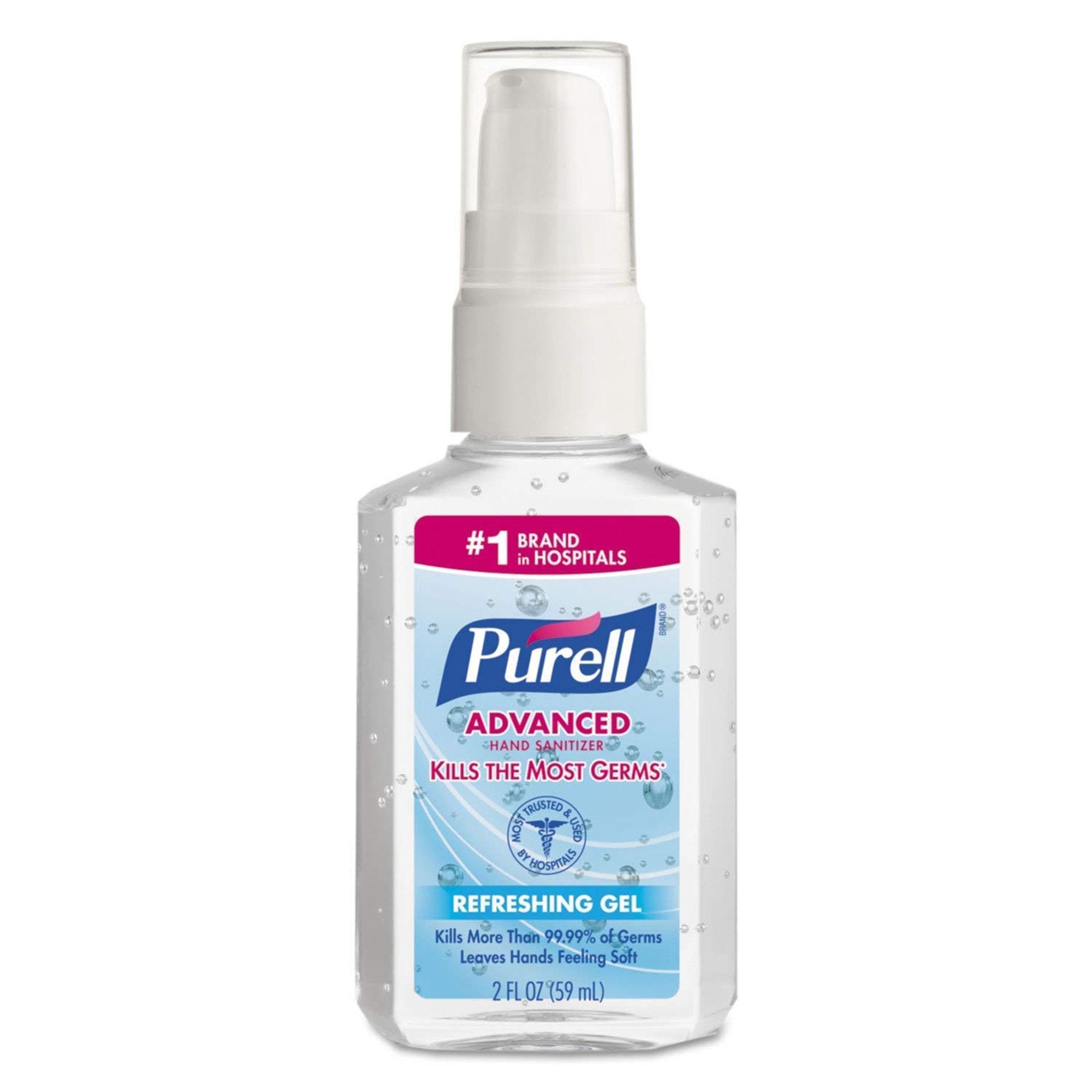 Hand Sanitizer Purell Advanced 2 oz. Ethyl Alcohol Gel Pump Bottle, Packaging Type- Case