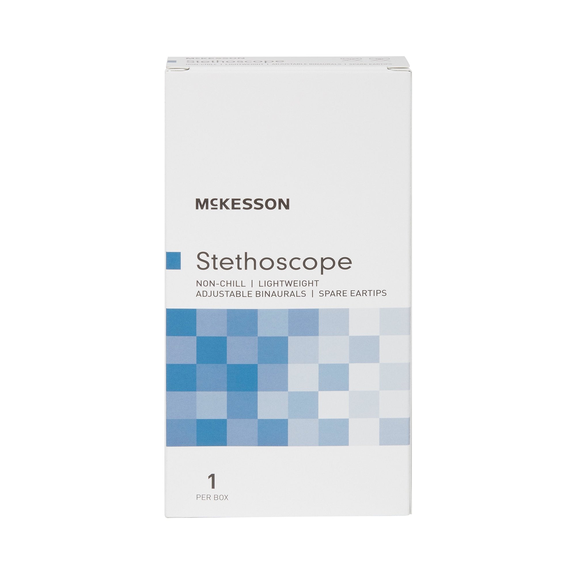 General Exam Stethoscope McKesson Yellow 1-Tube 21 Inch Tube Single Sided Chestpiece, Packaging Type- Each