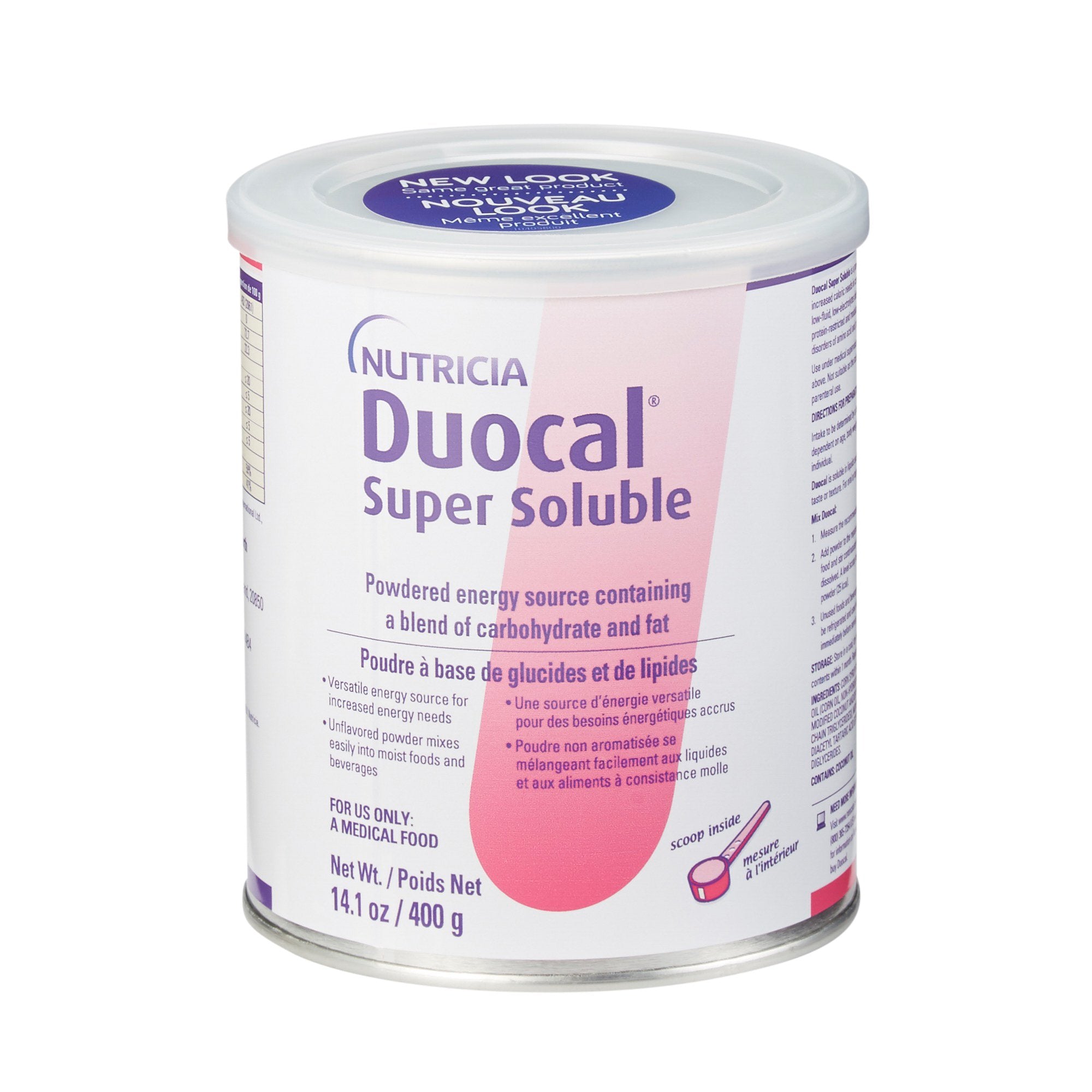 Oral Supplement Duocal® Unflavored Powder 14 oz. Can