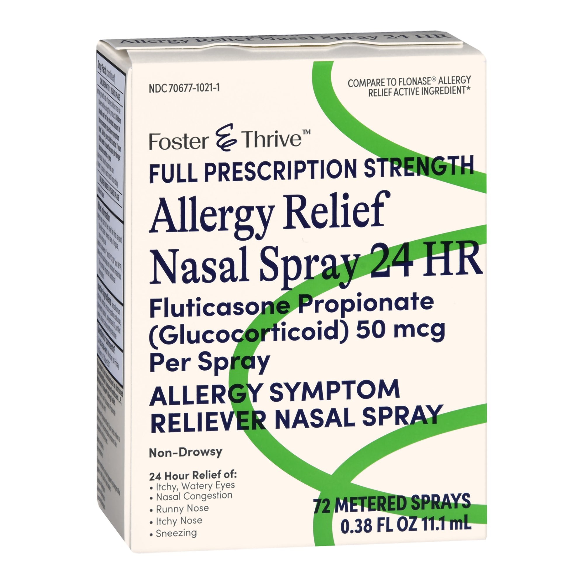 Allergy Relief Foster & Thrive 50 mcg Strength Nasal Spray 72 Spray, Metered, Packaging Type- Each